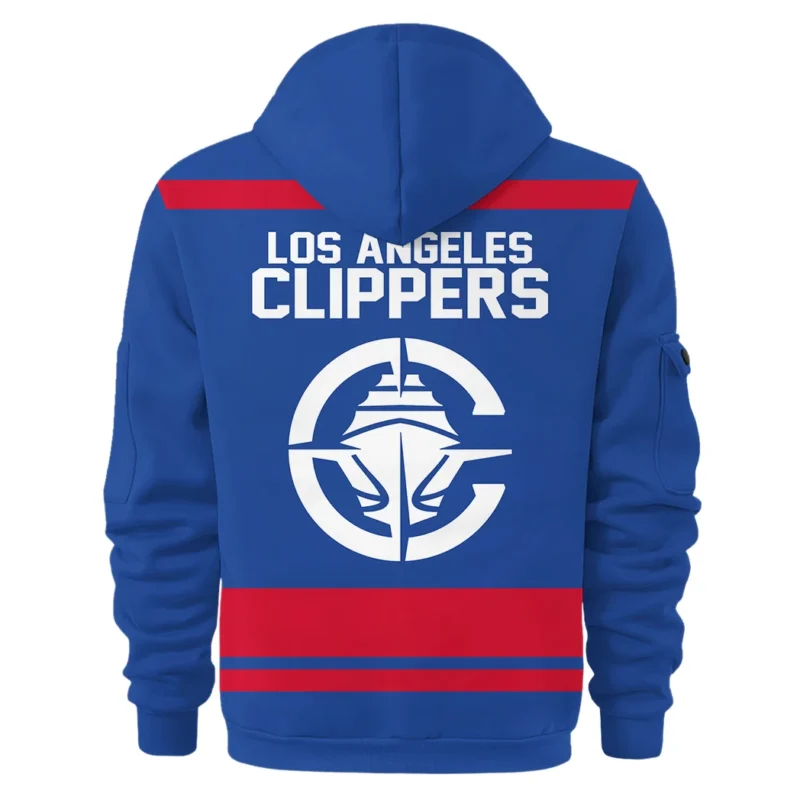 Basketball Hoodie Half Zipper NBA 2025 For Fan Basketball HVN1055LAC060725HODZ - Image 3