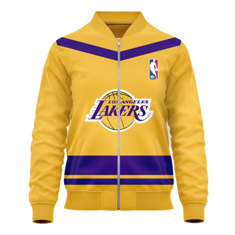 Basketball Bomber Jacket NBA 2025 For Fan Basketball HVN1055LAL060725BOB - Image 2