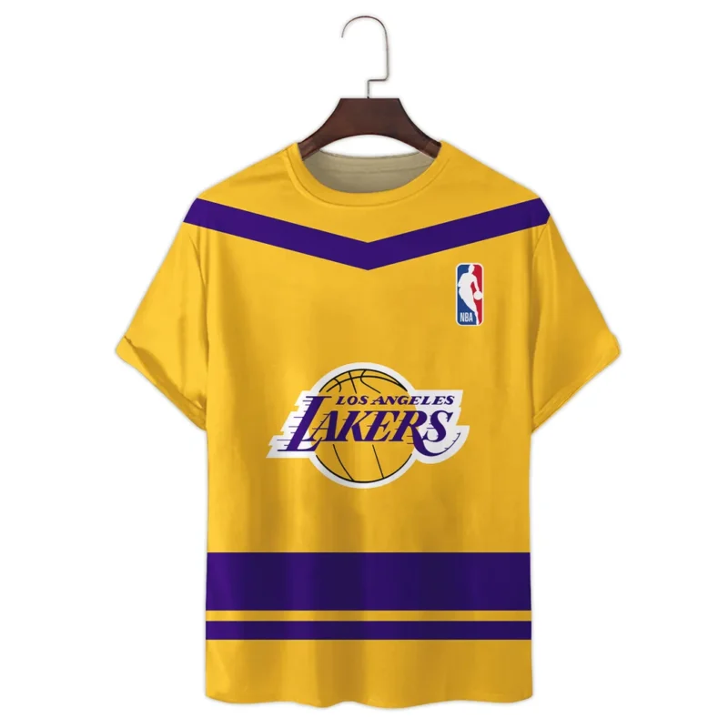 Basketball Team T-Shirt NBA 2025 For Fan Basketball Team HVN1055LAL060725TS3D - Image 2