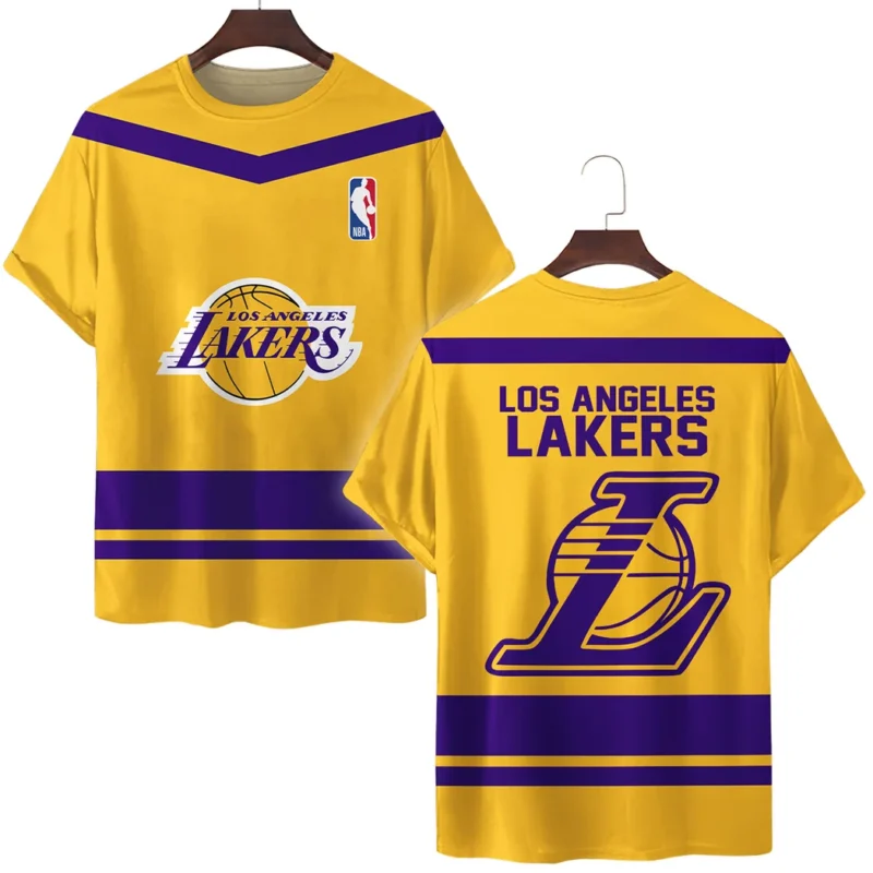 Basketball Team T-Shirt NBA 2025 For Fan Basketball Team HVN1055LAL060725TS3D
