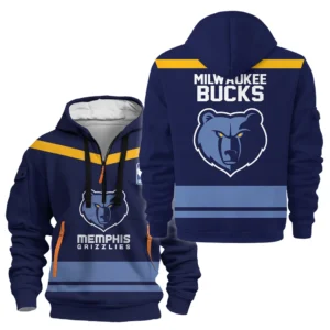 Basketball Hoodie Half Zipper NBA 2025 For Fan Basketball HVN1055MG060725HODZ