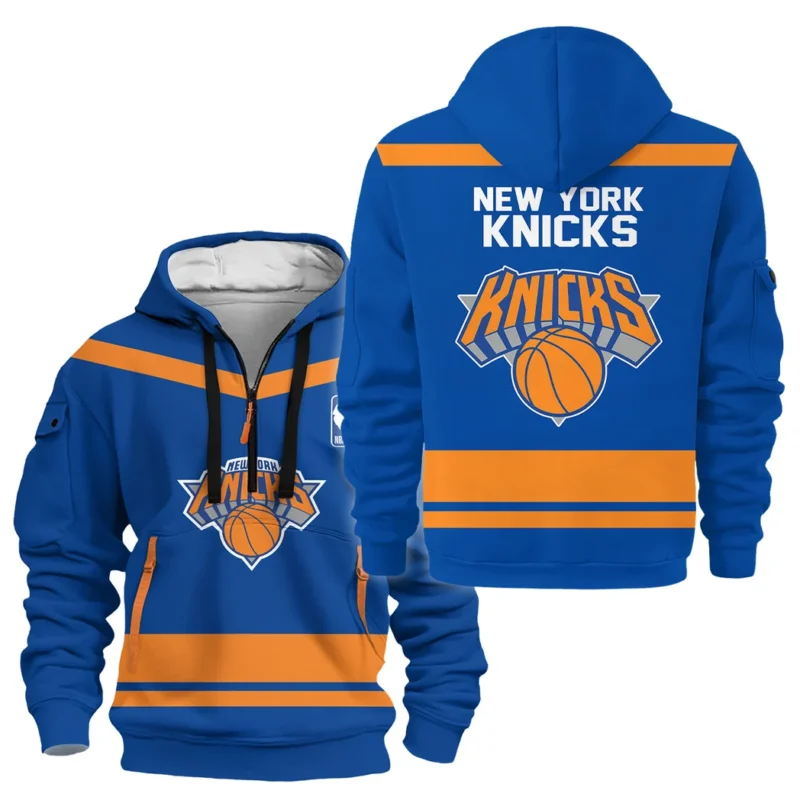 Basketball Hoodie Half Zipper NBA 2025 For Fan Basketball HVN1055NYK060725HODZ