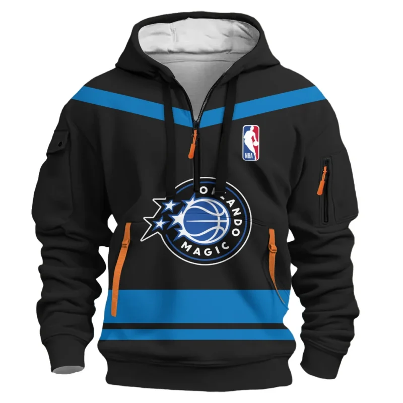 Basketball Hoodie Half Zipper NBA 2025 For Fan Basketball HVN1055OM060725HODZ - Image 2