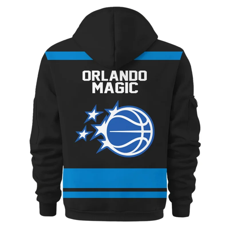 Basketball Hoodie Half Zipper NBA 2025 For Fan Basketball HVN1055OM060725HODZ - Image 3