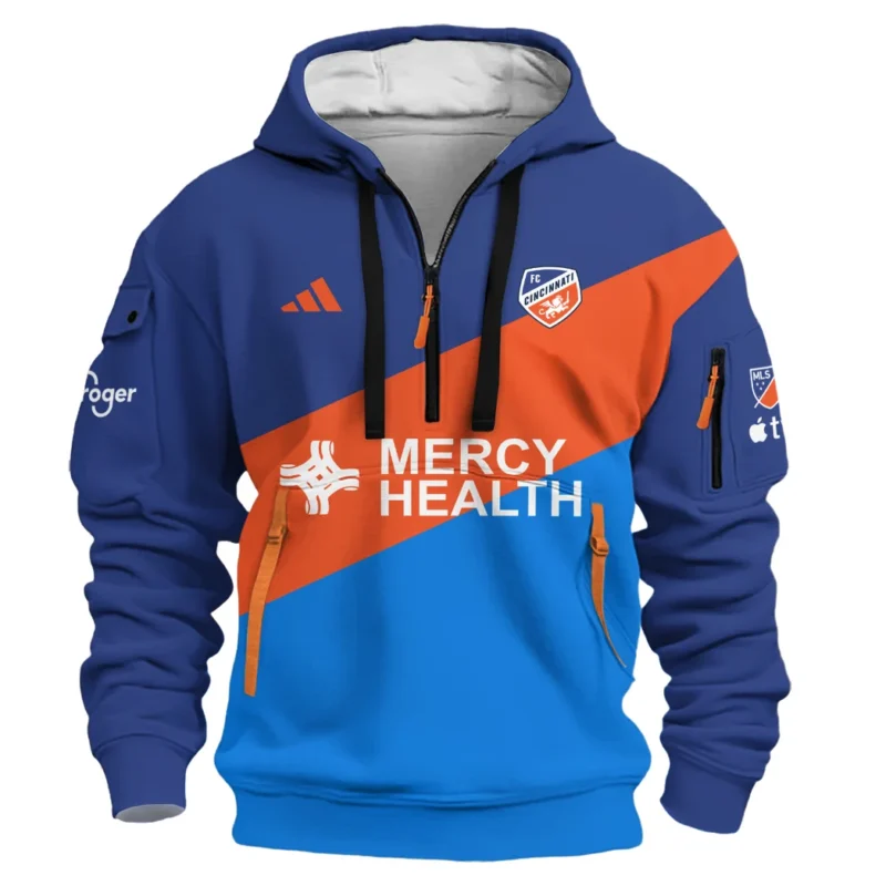 Sport Hoodie Half Zipper MLS 2025 For Fans Sport HVN1056CFC061025HODZ - Image 2