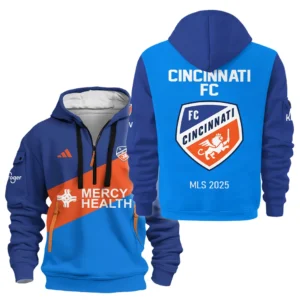 Sport Hoodie Half Zipper MLS 2025 For Fans Sport HVN1056CFC061025HODZ