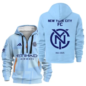 Sport Hoodie Half Zipper MLS 2025 For Fans Sport HVN1056NYC061025HODZ