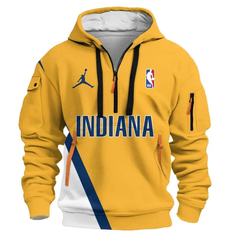 Basketball Hoodie Half Zipper NBA 2025 For Fan Basketball HVN1058PCER061025HODZ - Image 2