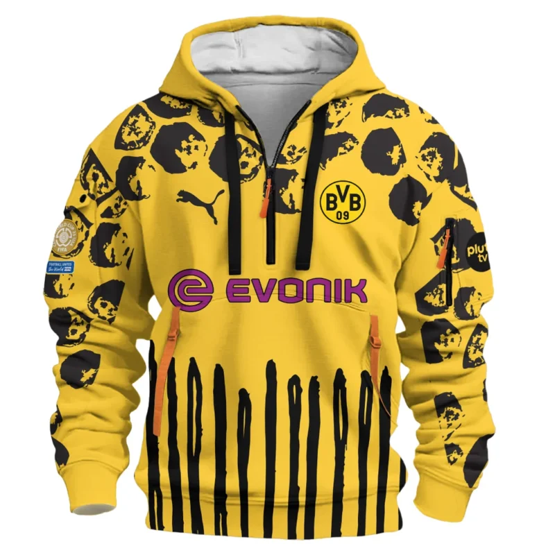 Football Hoodie Half Zipper Club WC 2025 For Fan Football HVN1059BD061425HODZ - Image 2