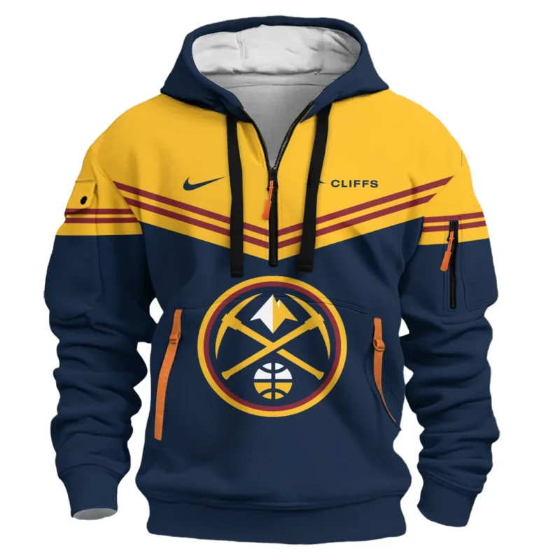 Basketball Hoodie Half Zipper NBA 2025 For Fan Basketball HVN1060DN061125HODZ - Image 2