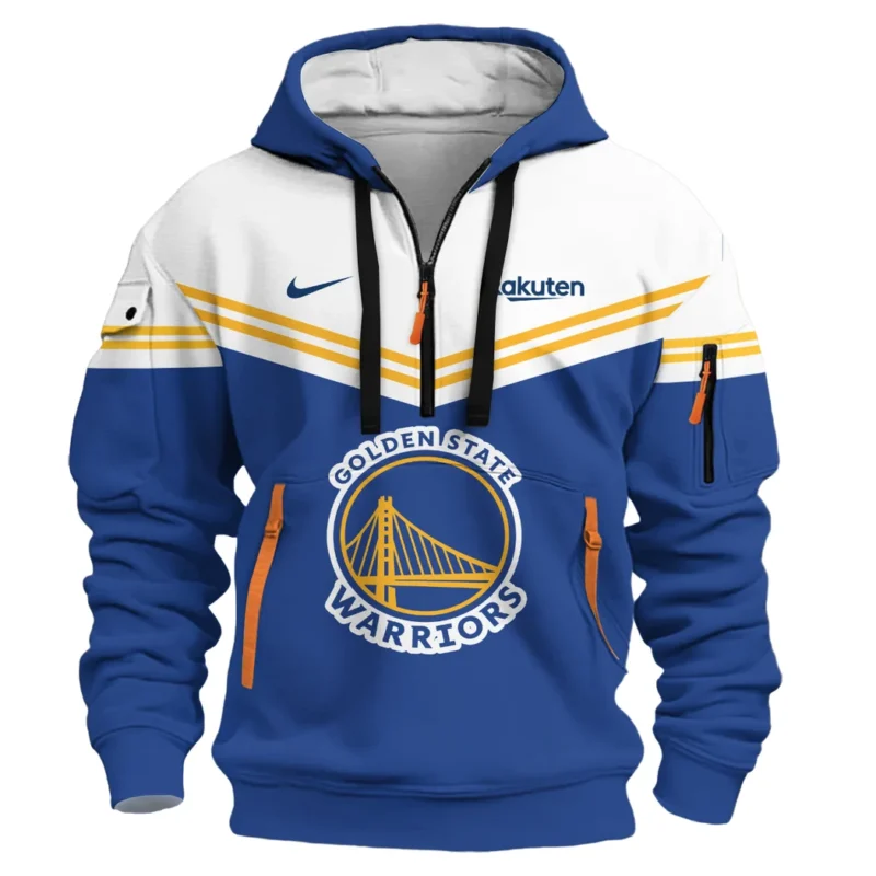 Basketball Hoodie Half Zipper NBA 2025 For Fan Basketball HVN1060GSW061125HODZ - Image 2