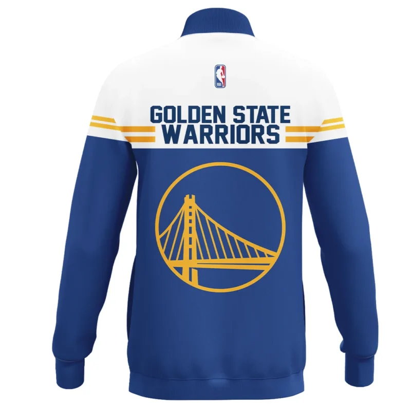 Basketball Stand Collar Jacket NBA 2025 For Fan Basketball HVN1060GSW061125SCJ - Image 3