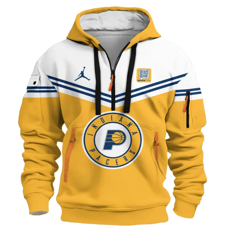 Basketball Hoodie Half Zipper NBA 2025 For Fan Basketball HVN1060IP061125HODZ - Image 2