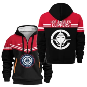 Basketball Hoodie Half Zipper NBA 2025 For Fan Basketball HVN1060LAC061125HODZ