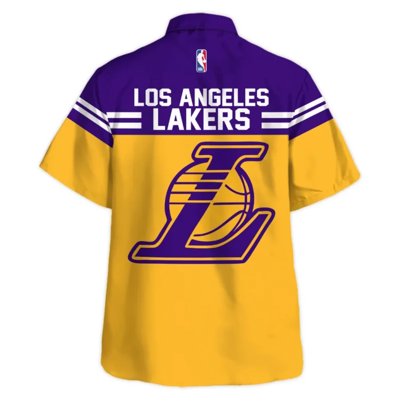 Basketball Team Hawaiian shirt NBA 2025 For Fan Basketball Team HVN1060LAL061125HAW - Image 3