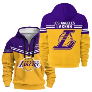 Basketball Hoodie Half Zipper NBA 2025 For Fan Basketball HVN1060LAL061125HODZ