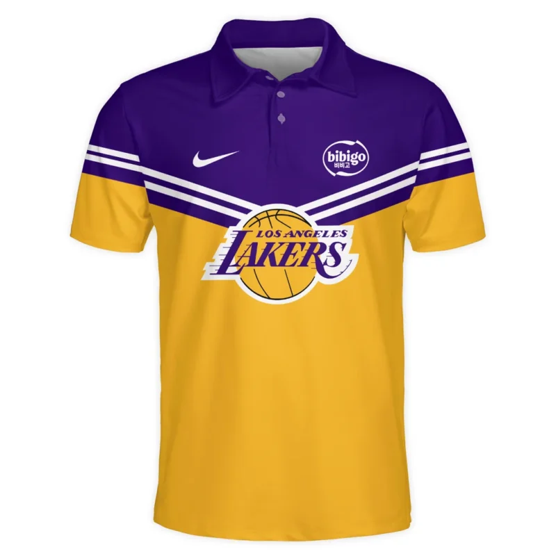 Basketball Team Polo Shirt NBA 2025 For Fan Basketball Team HVN1060LAL061125POS - Image 2
