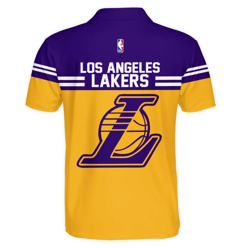 Basketball Team Polo Shirt NBA 2025 For Fan Basketball Team HVN1060LAL061125POS - Image 3