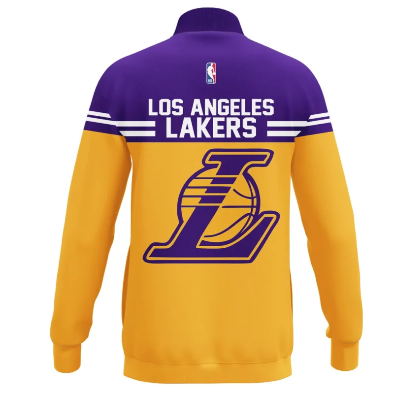 Basketball Stand Collar Jacket NBA 2025 For Fan Basketball HVN1060LAL061125SCJ - Image 3