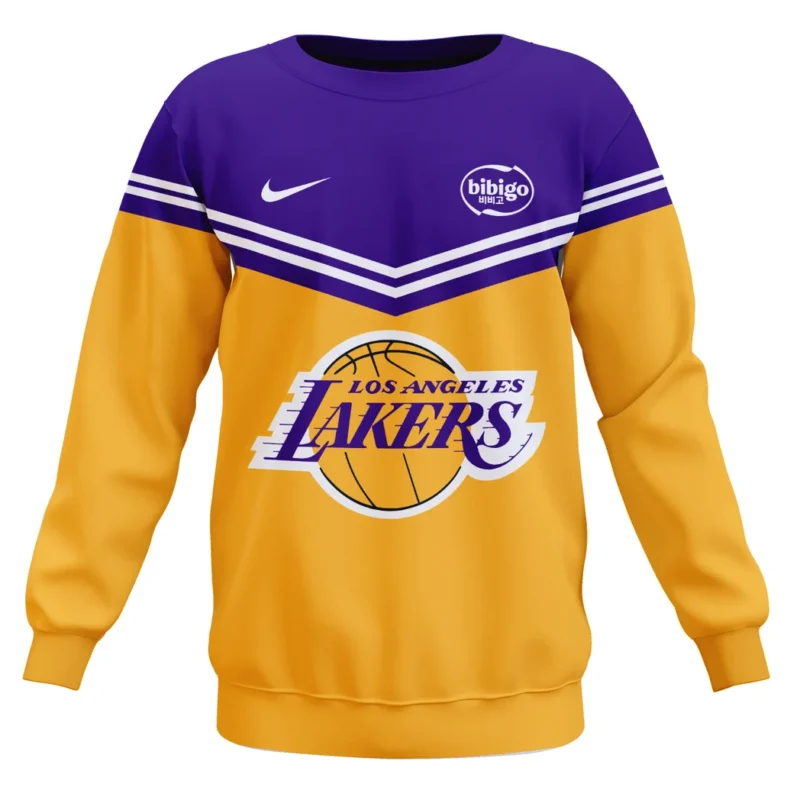 Basketball Sweatshirt NBA 2025 For Fan Basketball HVN1060LAL061125SW - Image 2