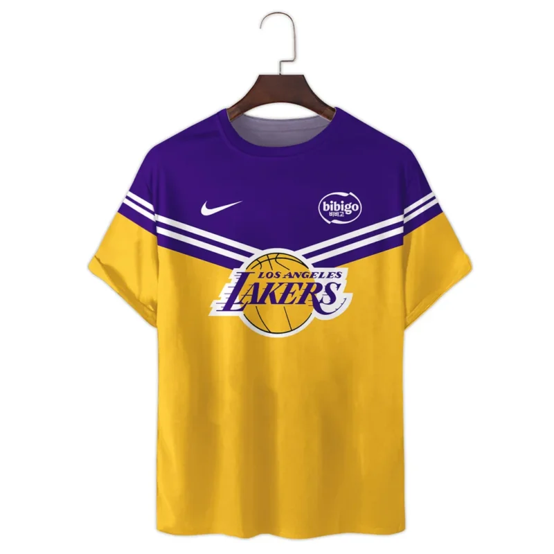 Basketball Team T-Shirt NBA 2025 For Fan Basketball Team HVN1060LAL061125TS3D - Image 2
