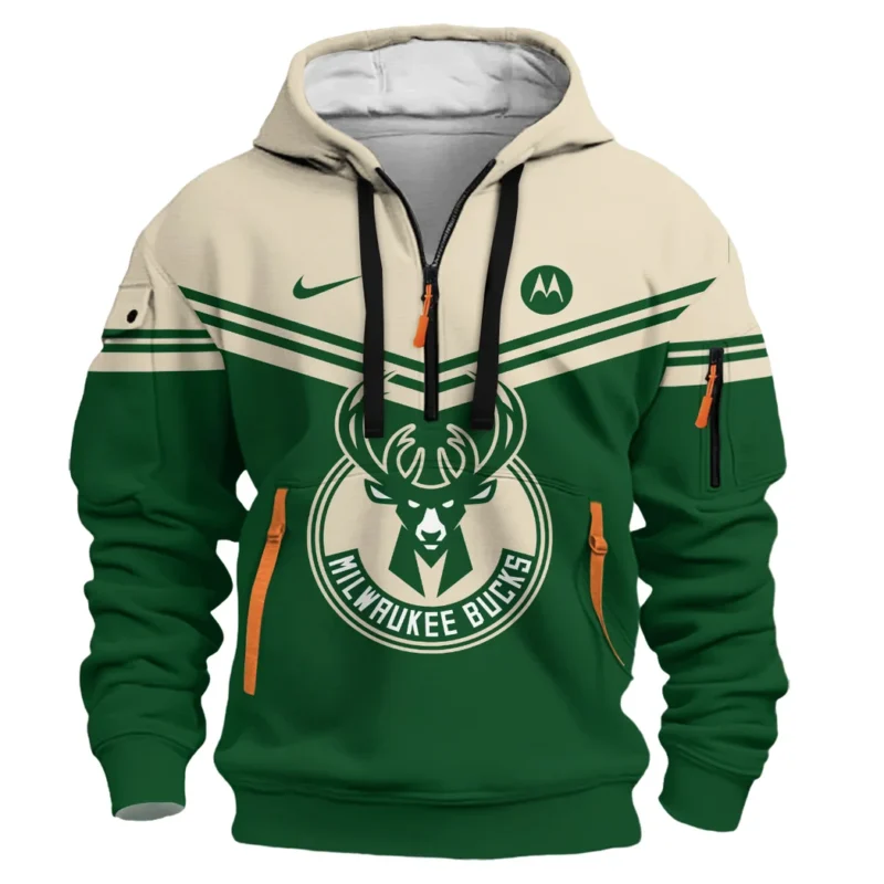 Basketball Hoodie Half Zipper NBA 2025 For Fan Basketball HVN1060MB061125HODZ - Image 2