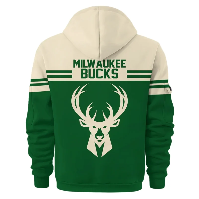 Basketball Hoodie Half Zipper NBA 2025 For Fan Basketball HVN1060MB061125HODZ - Image 3