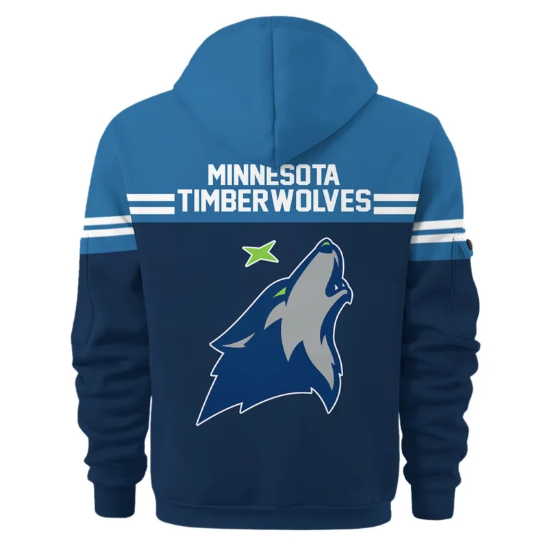 Basketball Hoodie Half Zipper NBA 2025 For Fan Basketball HVN1060MT061125HODZ - Image 3