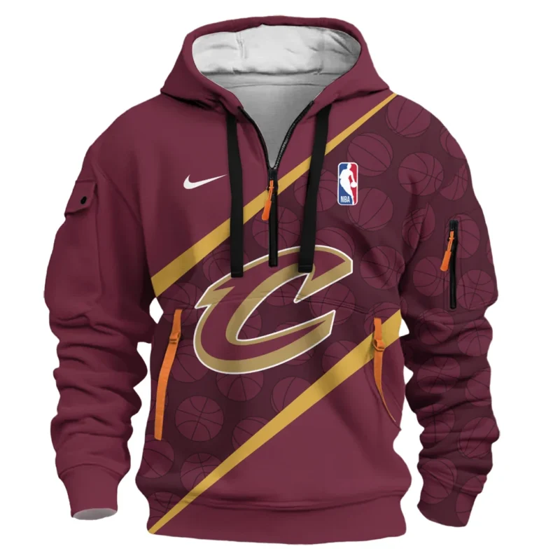 Basketball Hoodie Half Zipper NBA 2025 For Fan Basketball HVN1062CC061225HODZ - Image 2