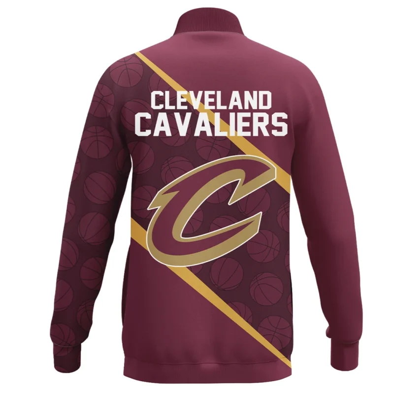 Basketball Stand Collar Jacket NBA 2025 For Fan Basketball HVN1062CC061225SCJ - Image 3
