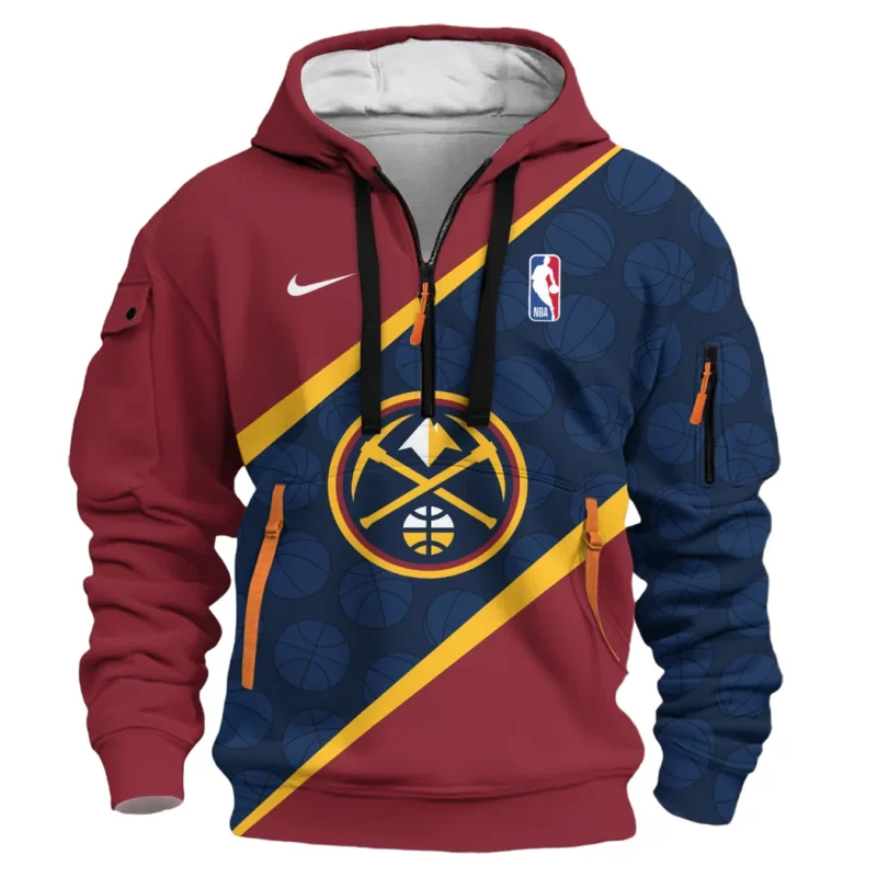 Basketball Hoodie Half Zipper NBA 2025 For Fan Basketball HVN1062DN061225HODZ - Image 2