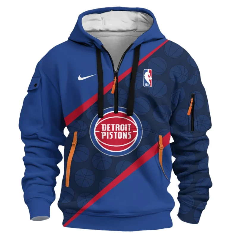 Basketball Hoodie Half Zipper NBA 2025 For Fan Basketball HVN1062DP061225HODZ - Image 2