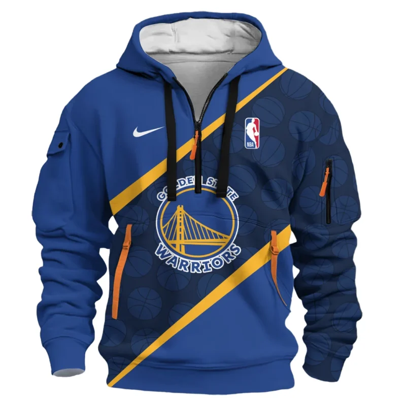 Basketball Hoodie Half Zipper NBA 2025 For Fan Basketball HVN1062GSW061225HODZ - Image 2