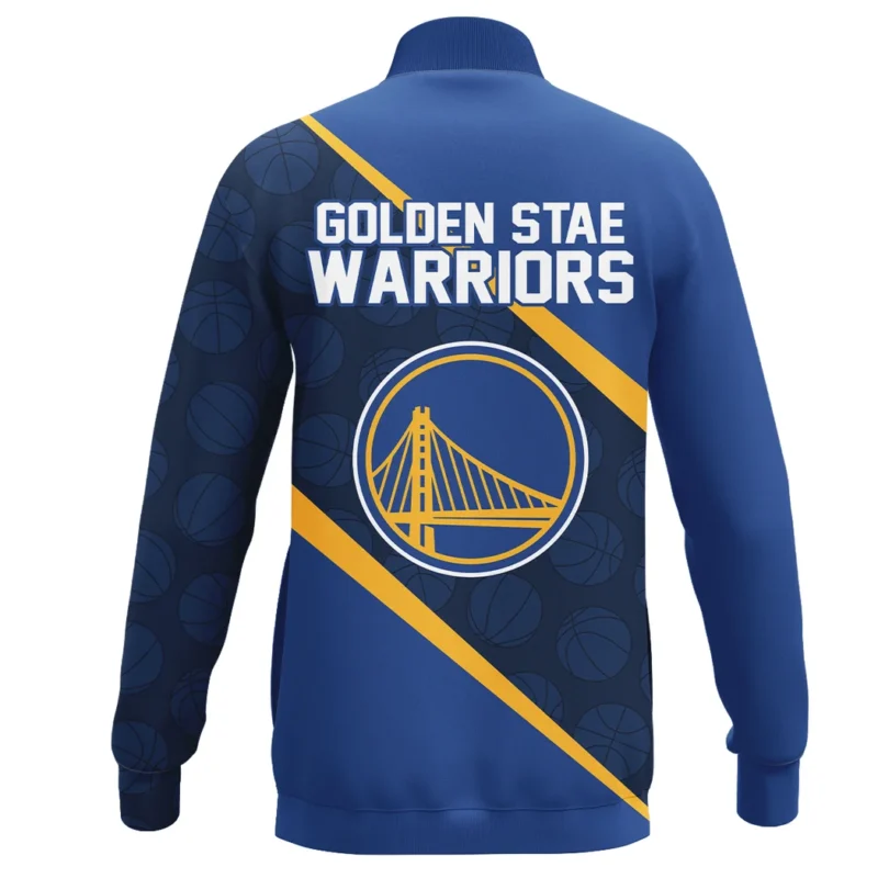 Basketball Stand Collar Jacket NBA 2025 For Fan Basketball HVN1062GSW061225SCJ - Image 3