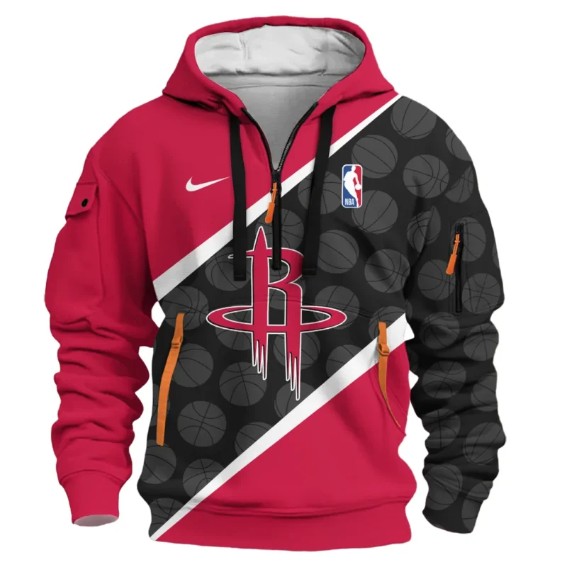 Basketball Hoodie Half Zipper NBA 2025 For Fan Basketball HVN1062HR061225HODZ - Image 2