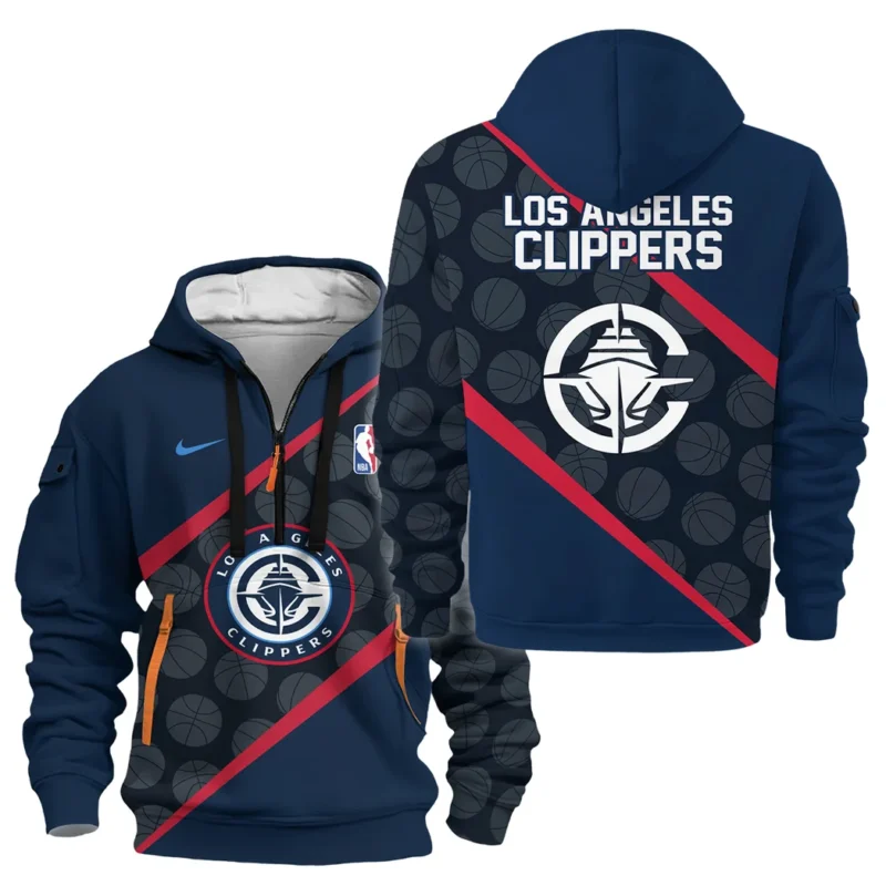 Basketball Hoodie Half Zipper NBA 2025 For Fan Basketball HVN1062LAC061225HODZ