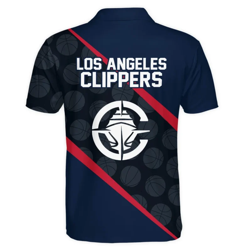 Basketball Club Polo Shirt NBA 2025 For Fan Basketball Club HVN1062LAC061225POS - Image 3