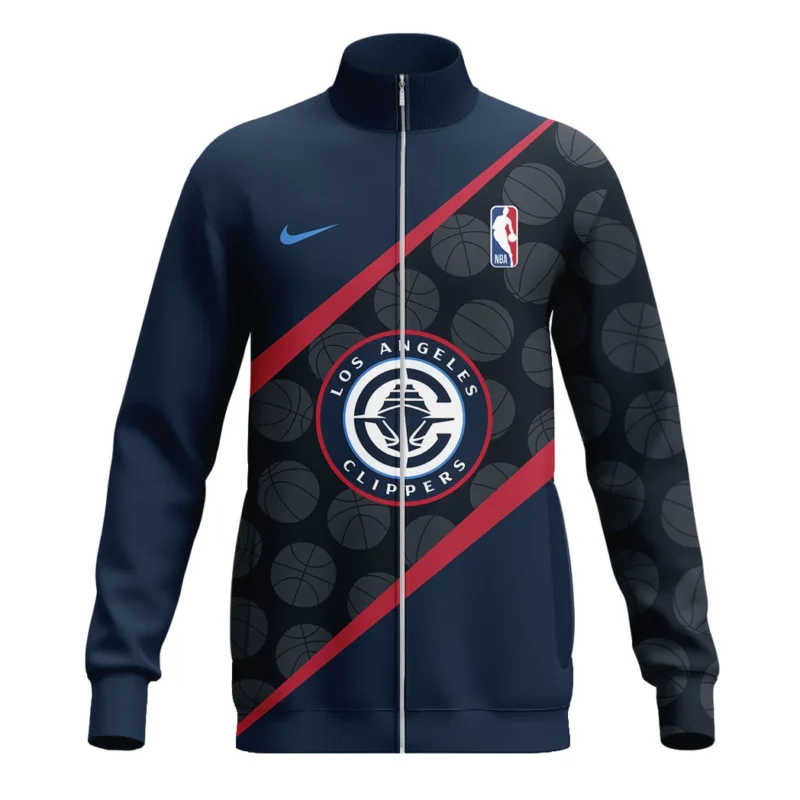 Basketball Stand Collar Jacket NBA 2025 For Fan Basketball HVN1062LAC061225SCJ - Image 2
