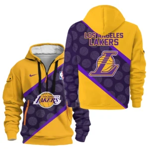 Basketball Hoodie Half Zipper NBA 2025 For Fan Basketball HVN1062LAL061225HODZ