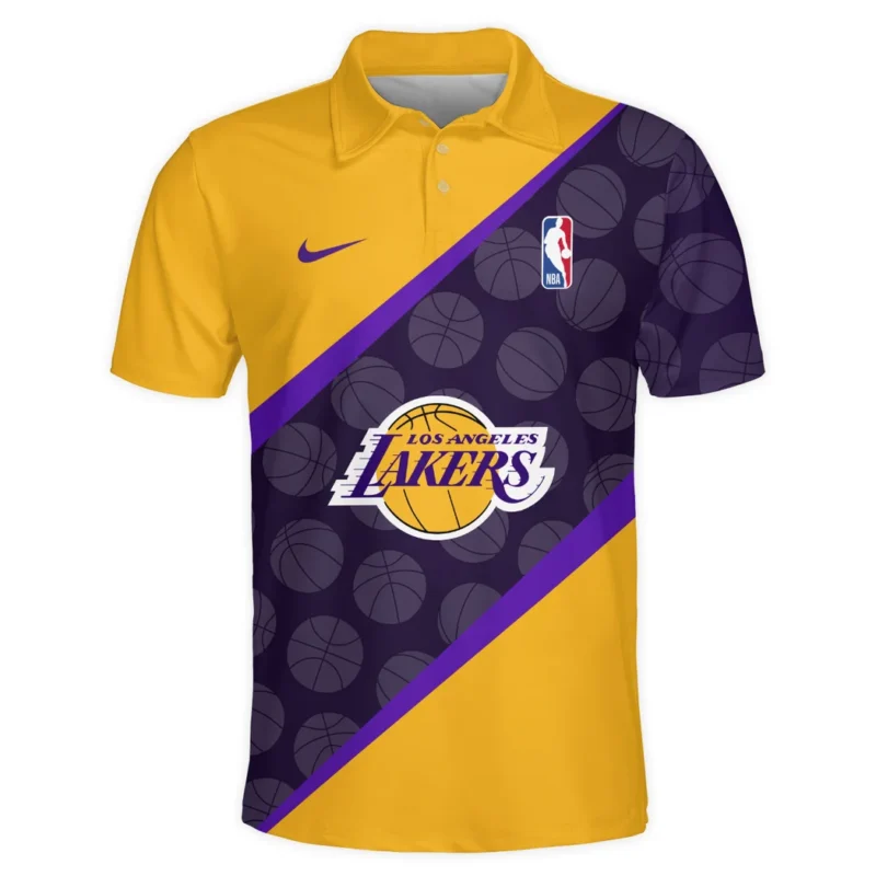 Basketball Team Polo Shirt NBA 2025 For Fan Basketball Team HVN1062LAL061225POS - Image 2