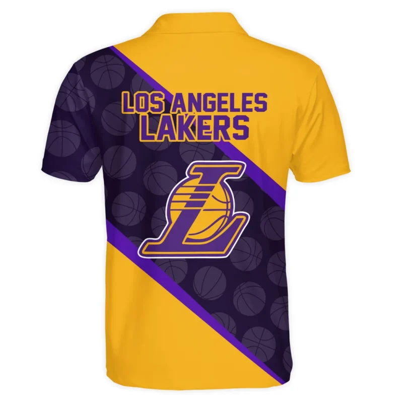 Basketball Team Polo Shirt NBA 2025 For Fan Basketball Team HVN1062LAL061225POS - Image 3