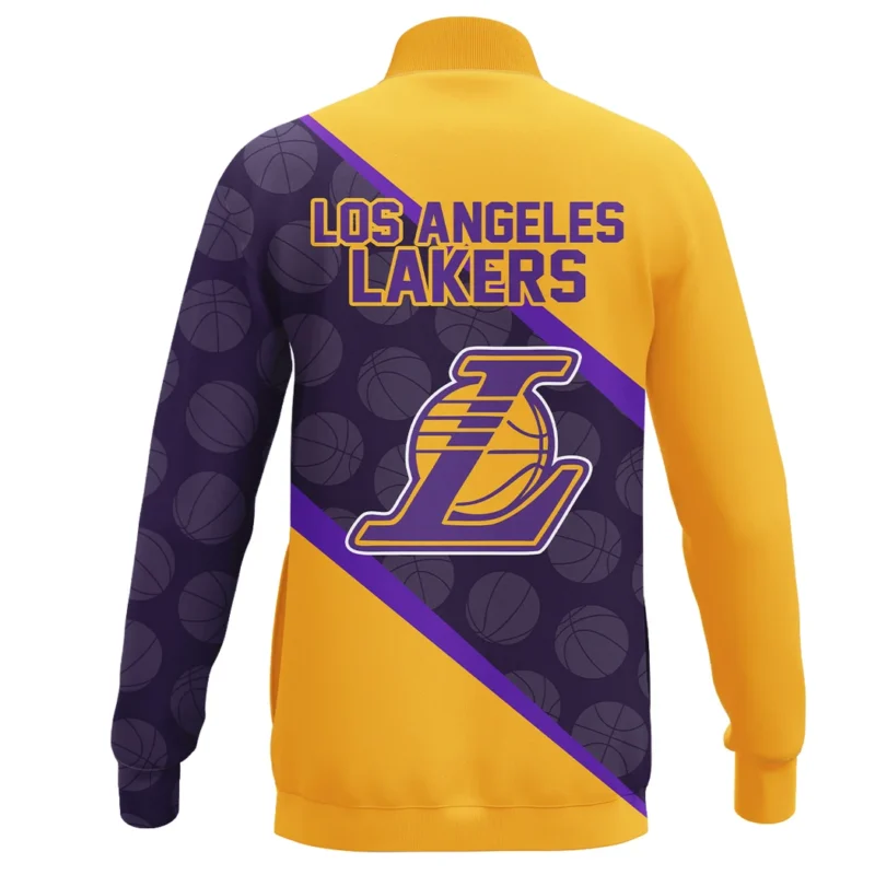 Basketball Stand Collar Jacket NBA 2025 For Fan Basketball HVN1062LAL061225SCJ - Image 3