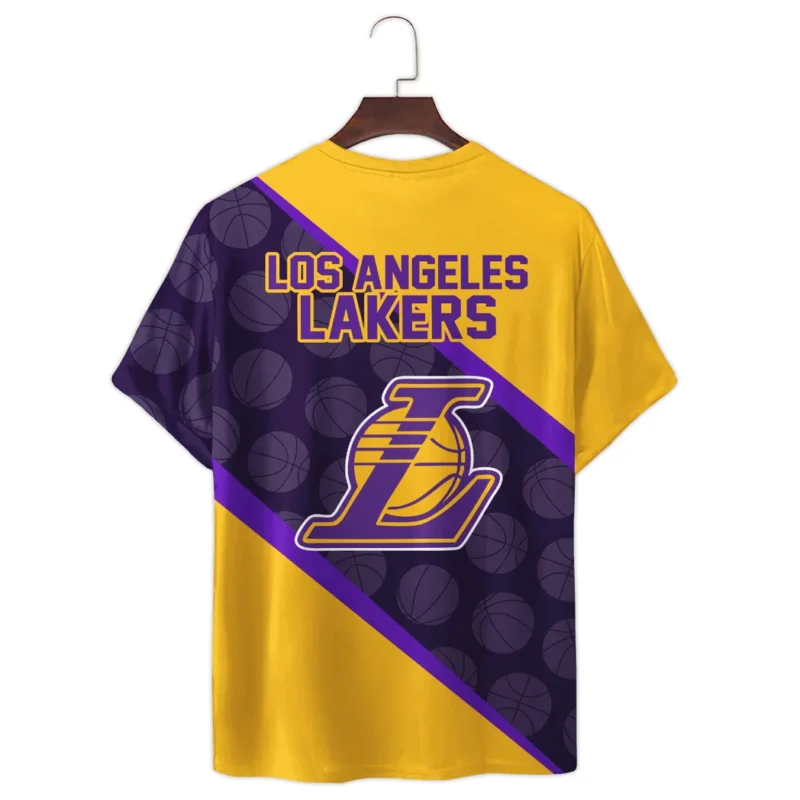 Basketball Team T-Shirt NBA 2025 For Fan Basketball Team HVN1062LAL061225TS3D - Image 3