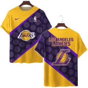 Basketball Team T-Shirt NBA 2025 For Fan Basketball Team HVN1062LAL061225TS3D