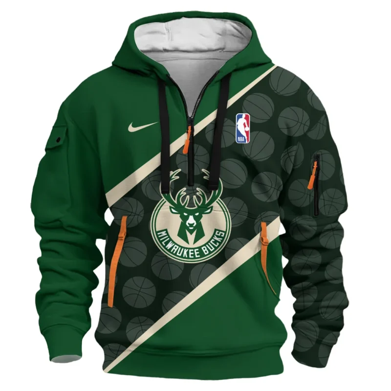 Basketball Hoodie Half Zipper NBA 2025 For Fan Basketball HVN1062MB061225HODZ - Image 2