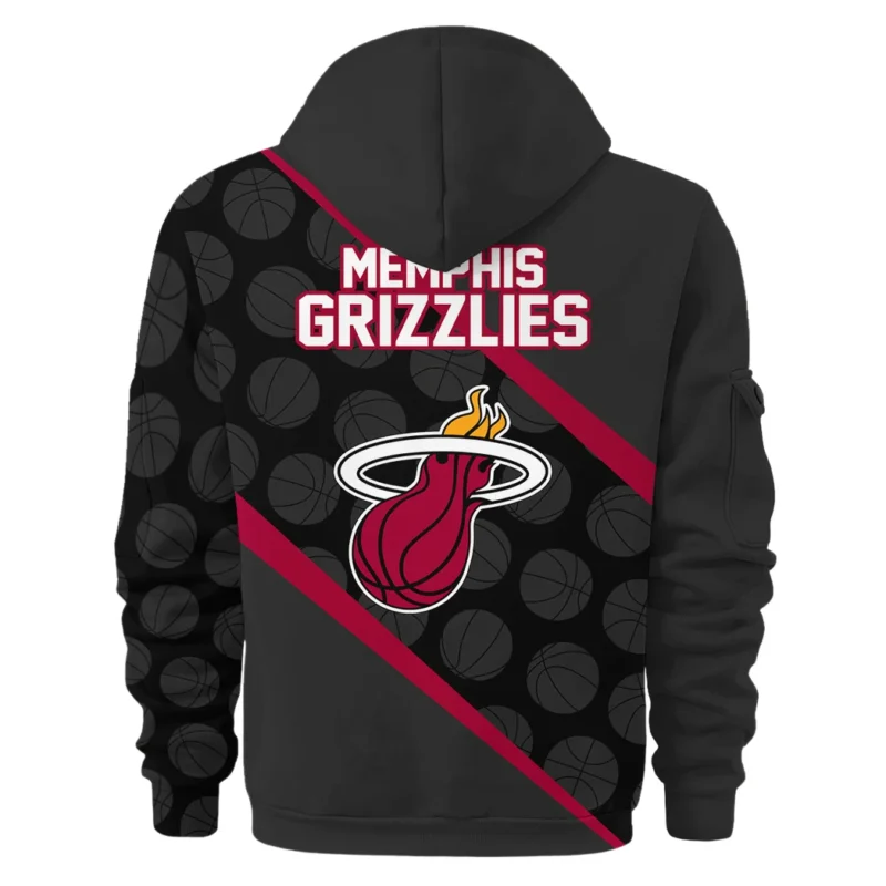 Basketball Hoodie Half Zipper NBA 2025 For Fan Basketball HVN1062MH061225HODZ - Image 3