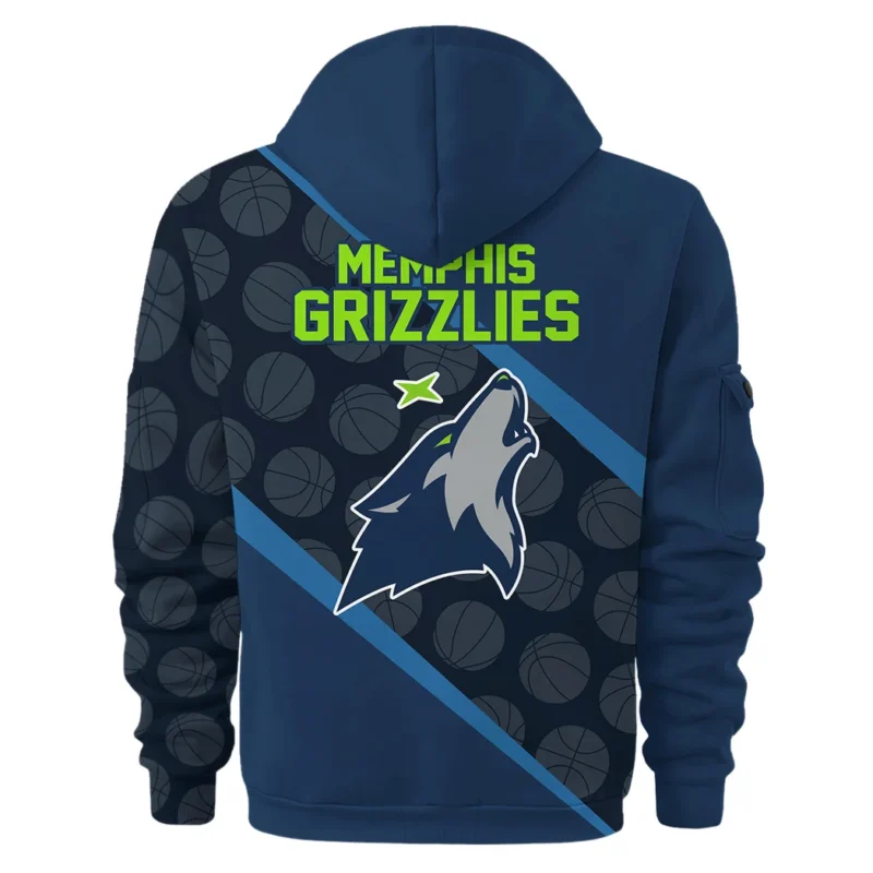 Basketball Hoodie Half Zipper NBA 2025 For Fan Basketball HVN1062MT061225HODZ - Image 3
