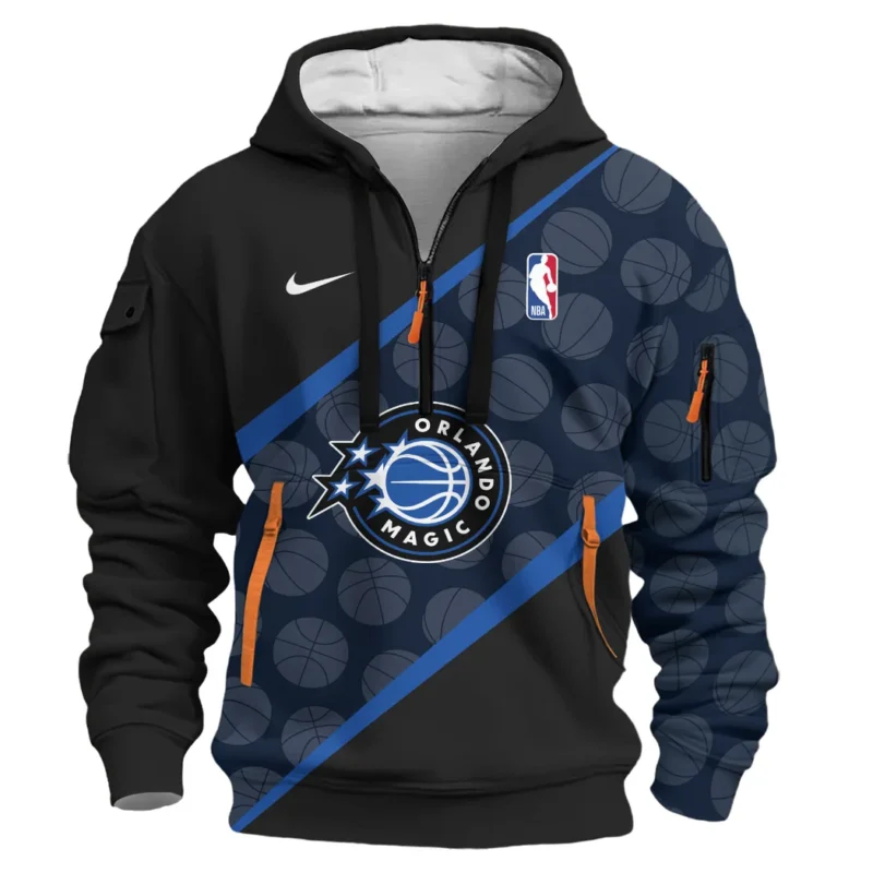 Basketball Hoodie Half Zipper NBA 2025 For Fan Basketball HVN1062OM061225HODZ - Image 2