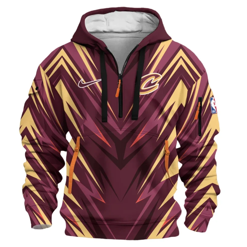Basketball Hoodie Half Zipper NBA 2025 For Fan Basketball HVN1063CC061225HODZ - Image 2