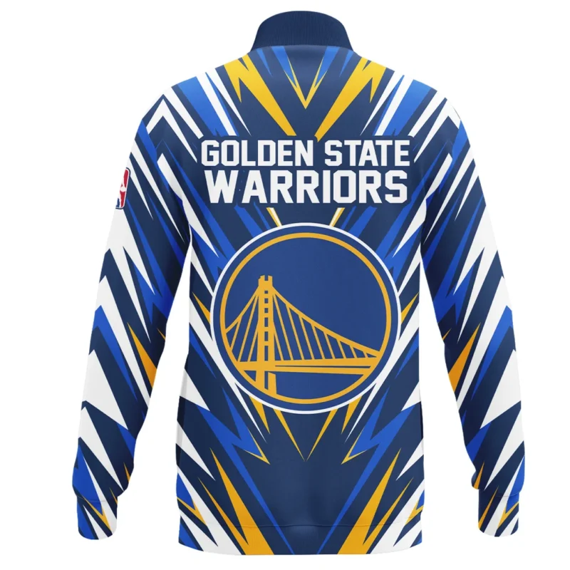 Basketball Stand Collar Jacket NBA 2025 For Fan Basketball HVN1063GSW061225SCJ - Image 3